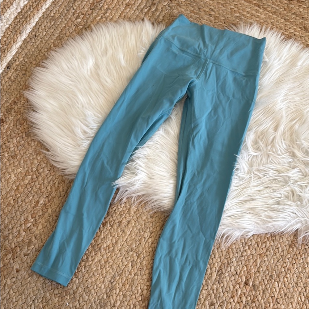 Teal High-Waisted Leggings align lululemon